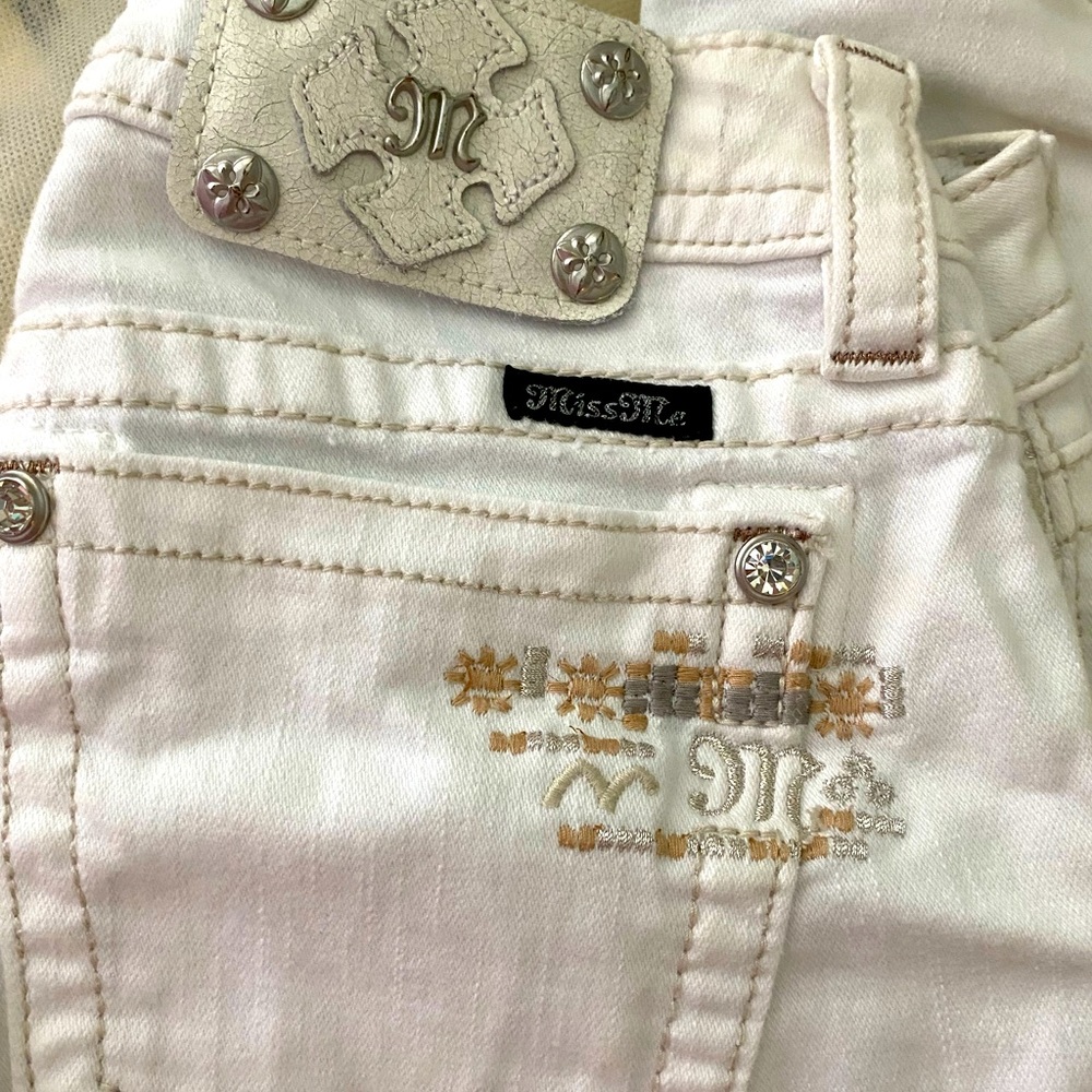 Miss Me Signature Cuffed Skinny jeans, size 25